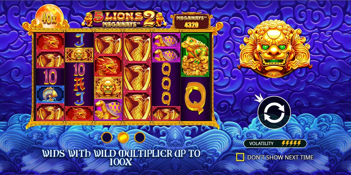 Gambling info site - 5 lions megaways 2