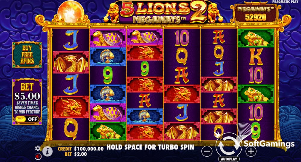 Gambling info site - 5 lions megaways 2